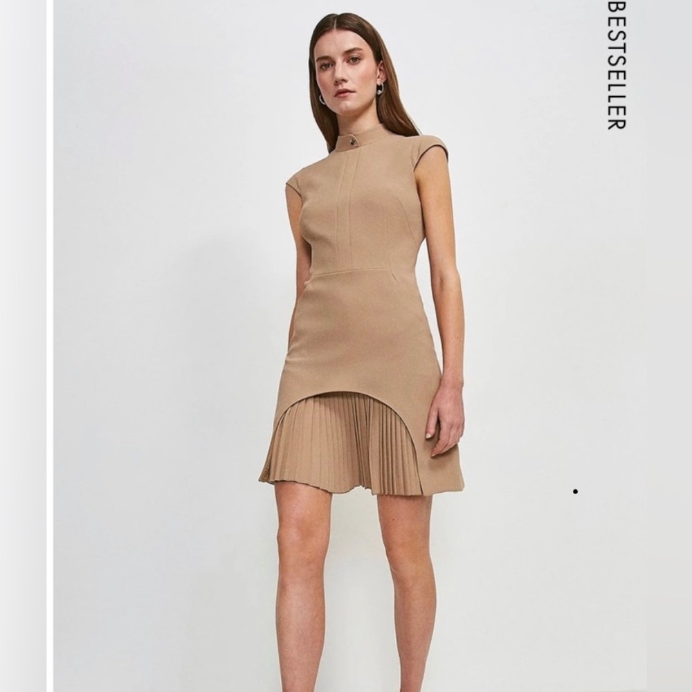 Karen Millen Military Tailored Mini Dress